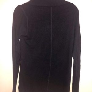 Cowl neck black sweater